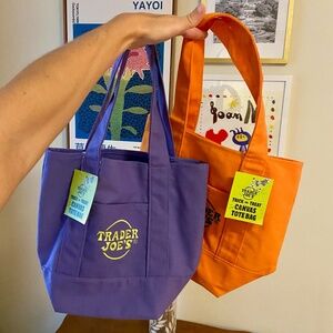 Limited Edition Trader Joe's Halloween Mini Tote Bags